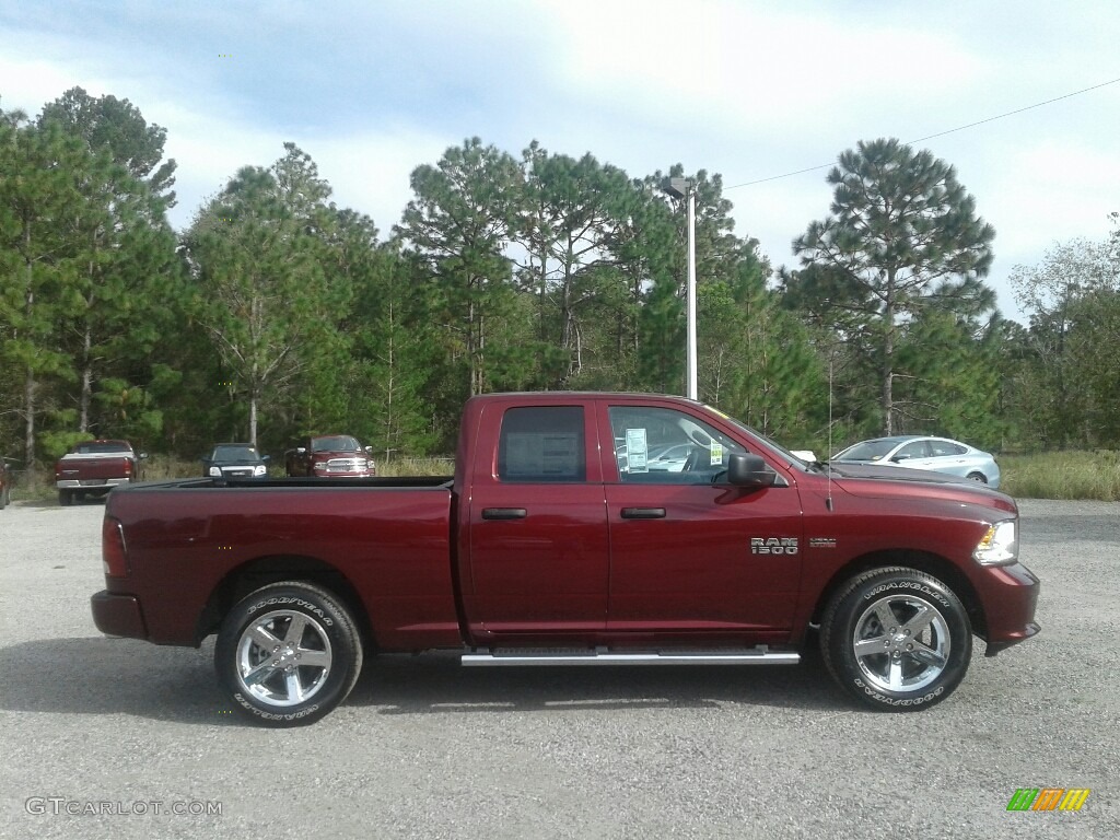 2018 1500 Express Quad Cab - Delmonico Red Pearl / Black/Diesel Gray photo #6