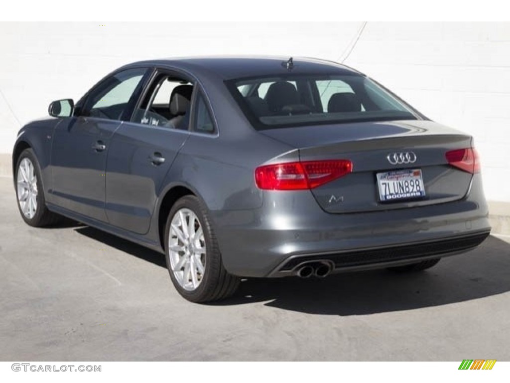 2015 A4 2.0T Premium Plus - Monsoon Gray Metallic / Black photo #2