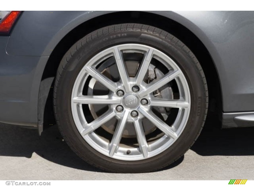 2015 A4 2.0T Premium Plus - Monsoon Gray Metallic / Black photo #30
