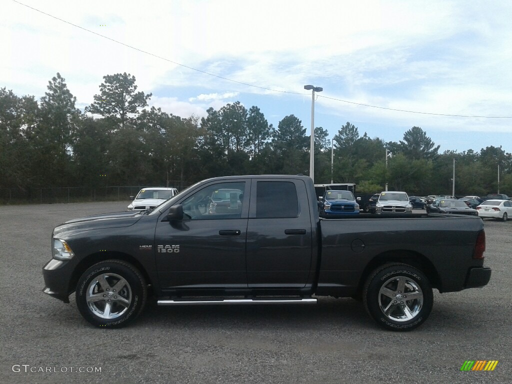 2018 1500 Express Quad Cab - Granite Crystal Metallic / Black/Diesel Gray photo #2