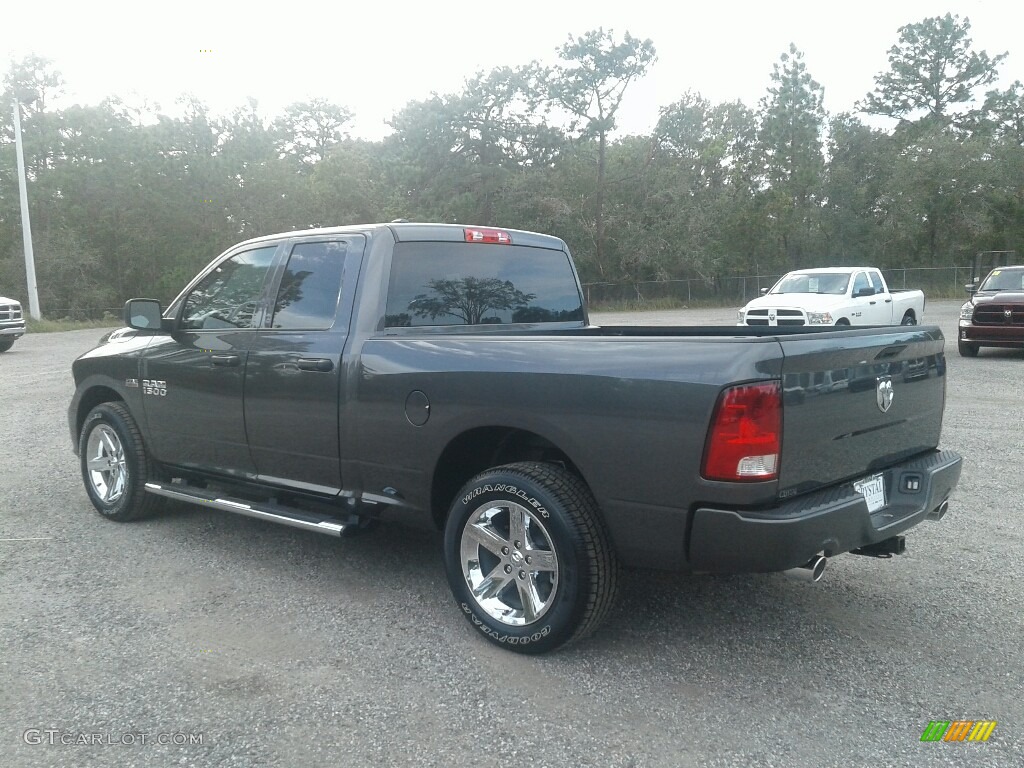 2018 1500 Express Quad Cab - Granite Crystal Metallic / Black/Diesel Gray photo #3