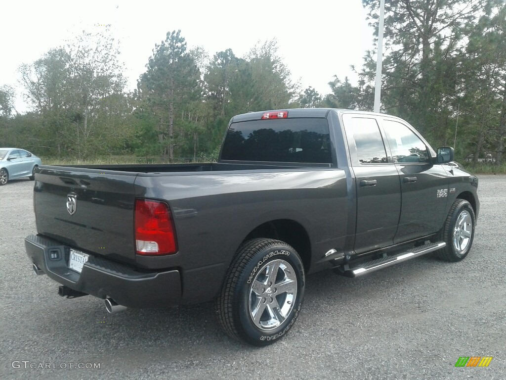 2018 1500 Express Quad Cab - Granite Crystal Metallic / Black/Diesel Gray photo #5
