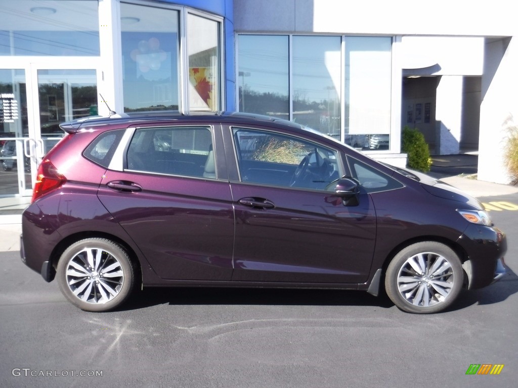 Passion Berry Pearl 2017 Honda Fit EX-L Exterior Photo #123380146