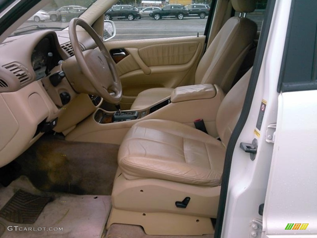 2003 ML 350 4Matic - Alabaster White / Java photo #3