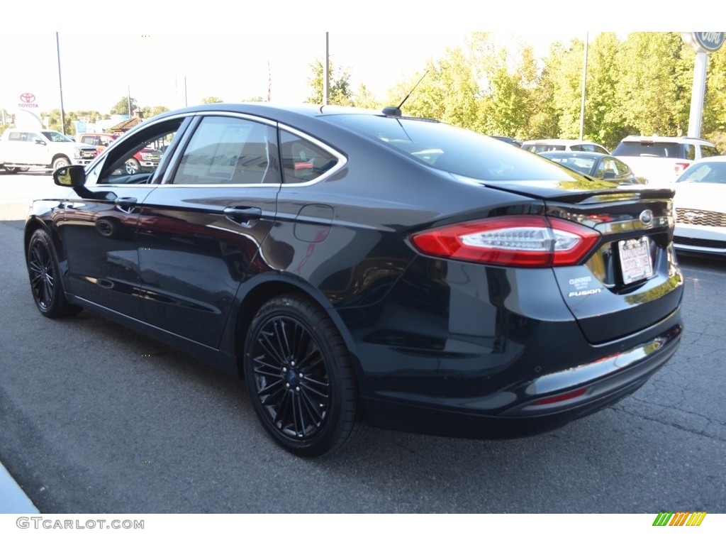 2014 Fusion SE EcoBoost - Dark Side / Charcoal Black photo #5