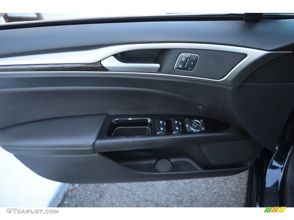 2014 Fusion SE EcoBoost - Dark Side / Charcoal Black photo #8