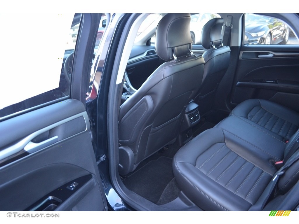 2014 Fusion SE EcoBoost - Dark Side / Charcoal Black photo #12