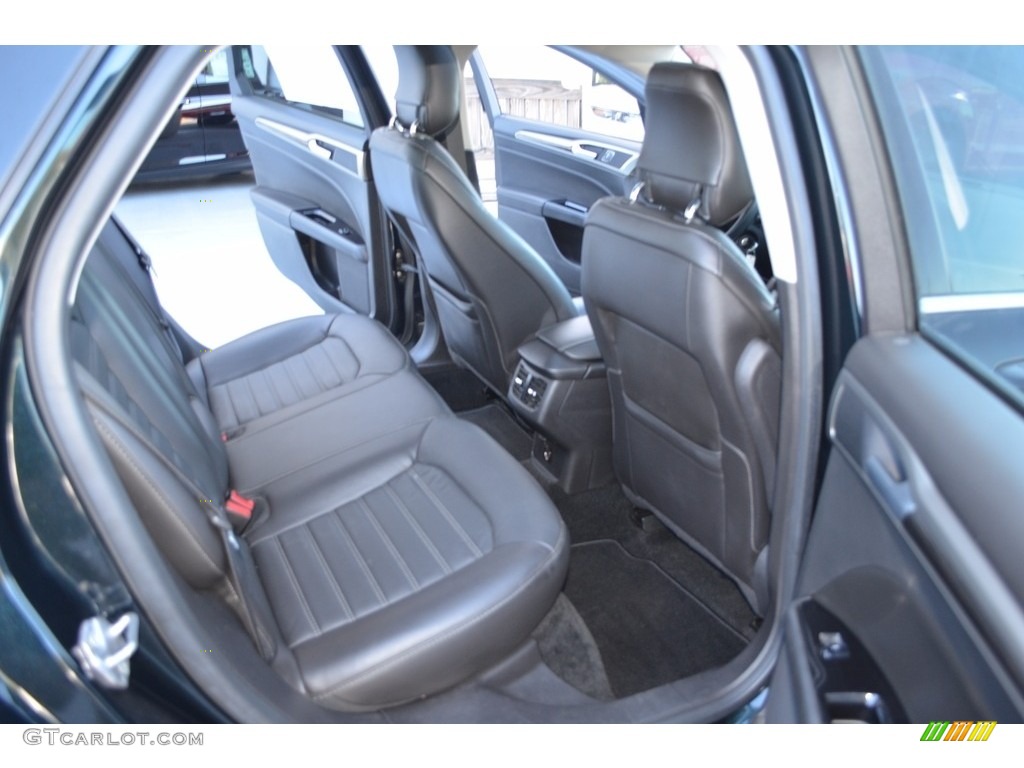 2014 Fusion SE EcoBoost - Dark Side / Charcoal Black photo #14
