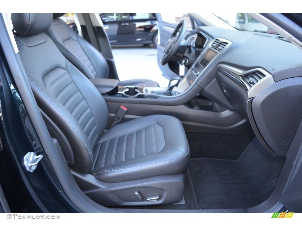 2014 Fusion SE EcoBoost - Dark Side / Charcoal Black photo #16