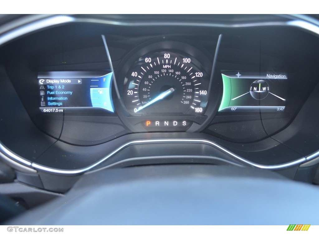 2014 Fusion SE EcoBoost - Dark Side / Charcoal Black photo #23