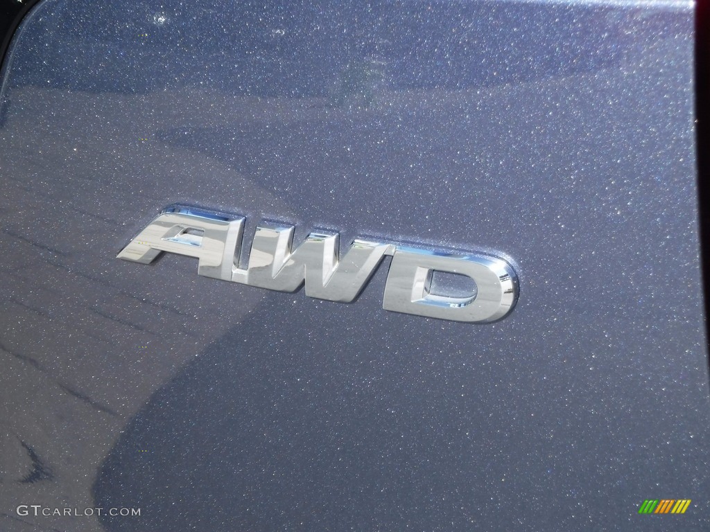 2014 CR-V EX-L AWD - Twilight Blue Metallic / Gray photo #11