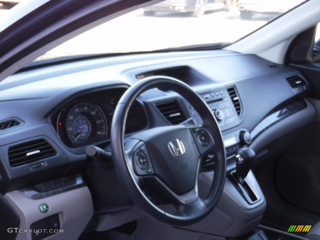 2014 CR-V EX-L AWD - Twilight Blue Metallic / Gray photo #14