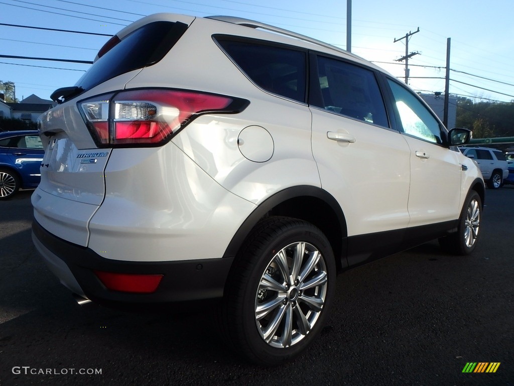 2018 Escape Titanium 4WD - White Platinum / Charcoal Black photo #5