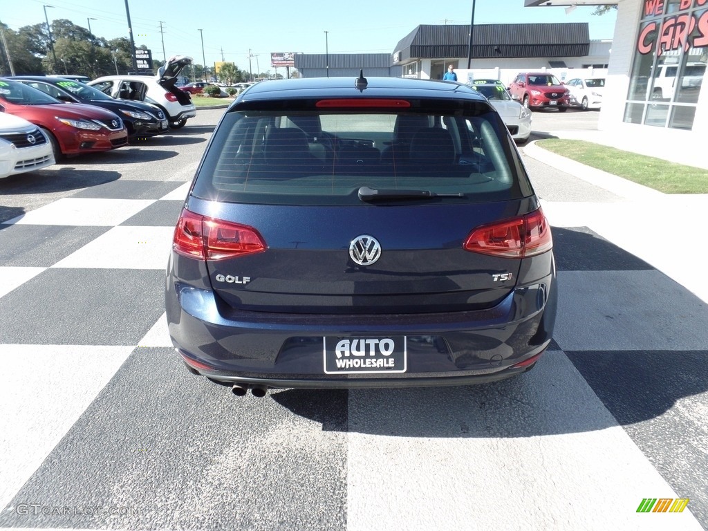 2015 Golf 4 Door 1.8T SEL - Night Blue Metallic / Black photo #4