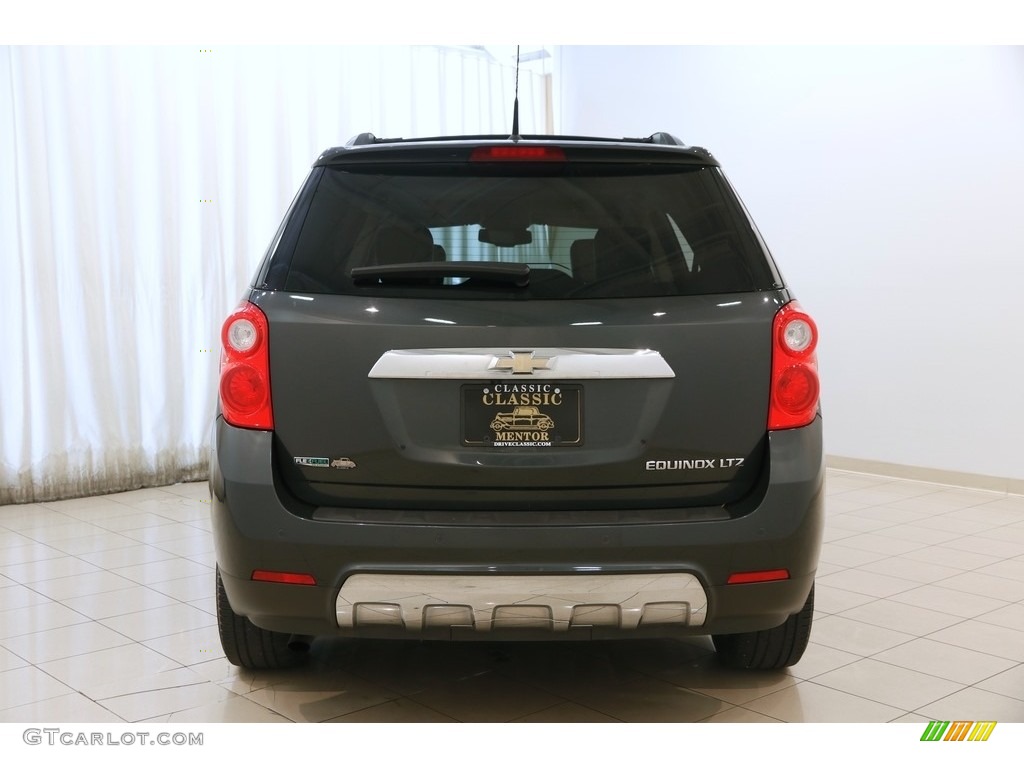 2012 Equinox LTZ - Ashen Gray Metallic / Light Titanium/Jet Black photo #16