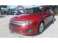 2010 Red Candy Metallic Ford Fusion SEL  photo #7