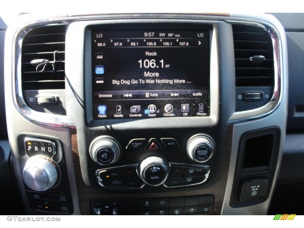 2014 1500 Laramie Crew Cab 4x4 - Bright Silver Metallic / Black photo #19