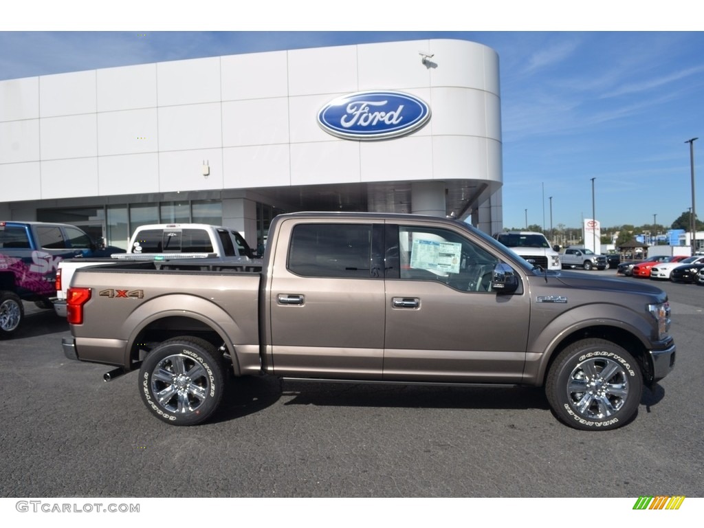 2018 F150 Lariat SuperCrew 4x4 - Stone Gray / Black photo #2