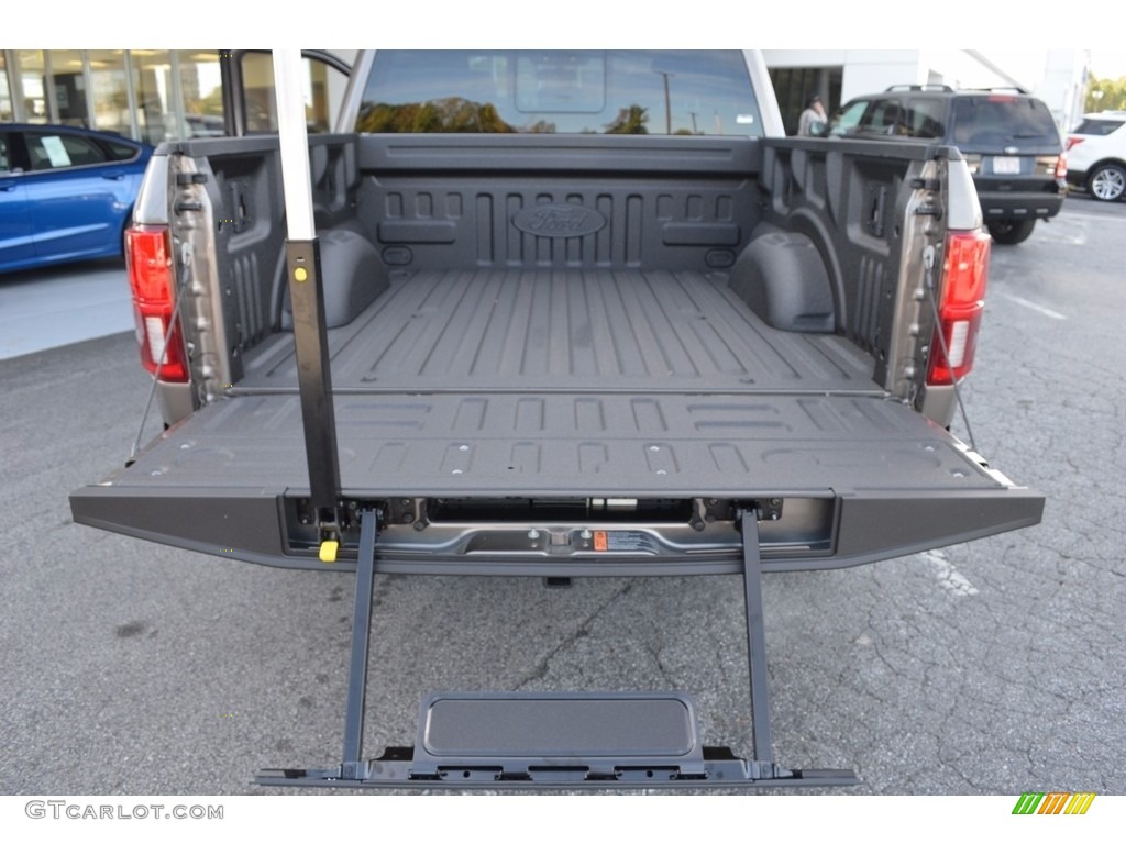 2018 F150 Lariat SuperCrew 4x4 - Stone Gray / Black photo #5