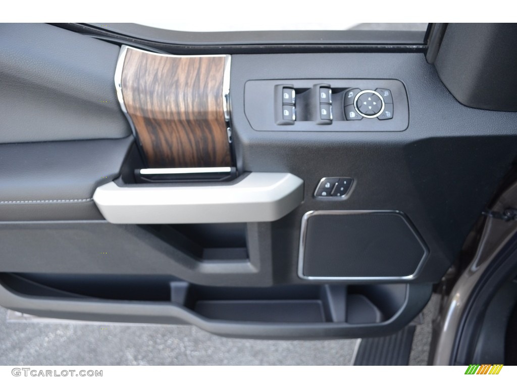 2018 F150 Lariat SuperCrew 4x4 - Stone Gray / Black photo #7