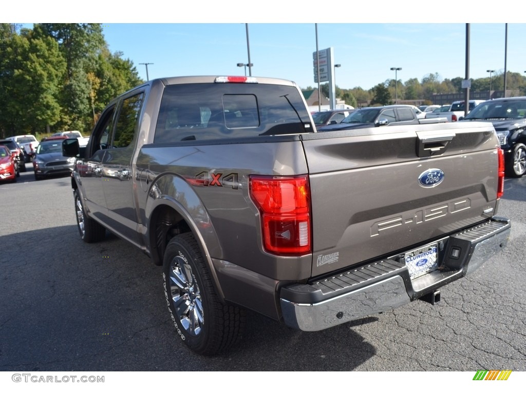 2018 F150 Lariat SuperCrew 4x4 - Stone Gray / Black photo #27