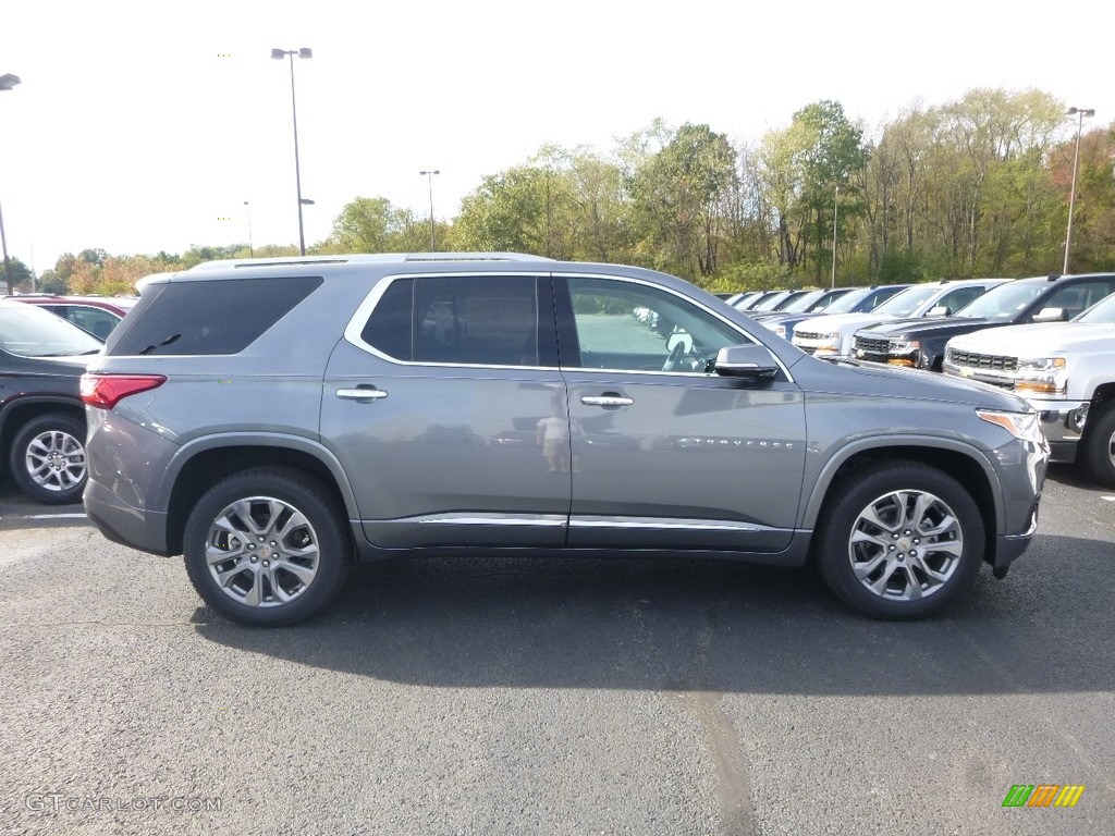 2018 Traverse Premier AWD - Satin Steel Metallic / Jet Black/Dark Galvanized photo #6