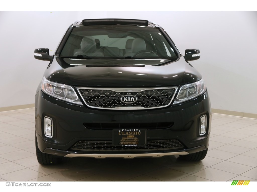 2014 Sorento SX V6 AWD - Ebony Black / Gray photo #2