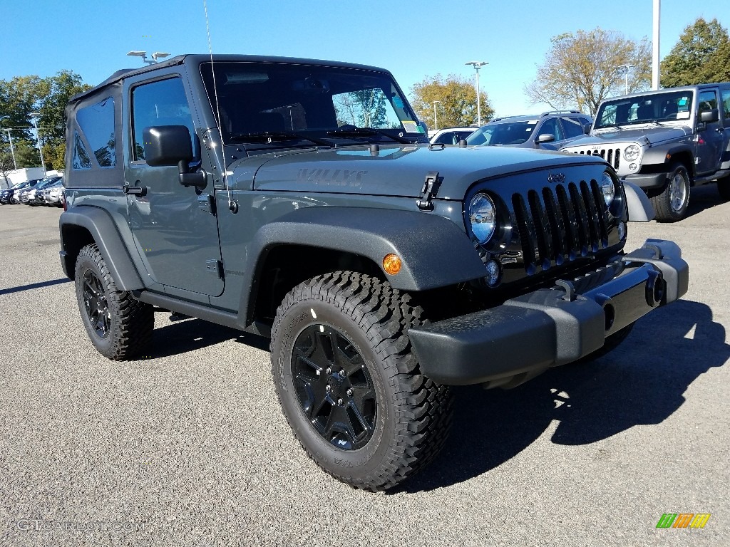 2017 Wrangler Sport 4x4 - Black / Black photo #1