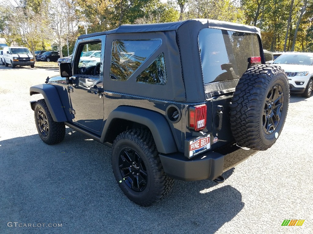 2017 Wrangler Sport 4x4 - Black / Black photo #4