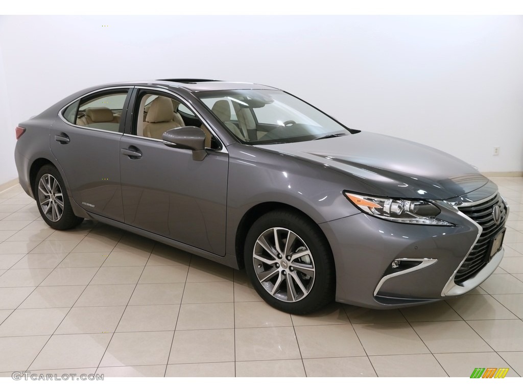 Nebula Gray Pearl 2017 Lexus ES 300h Hybrid Exterior Photo #123393175