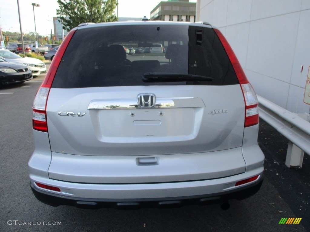 2010 CR-V EX-L AWD - Alabaster Silver Metallic / Black photo #3