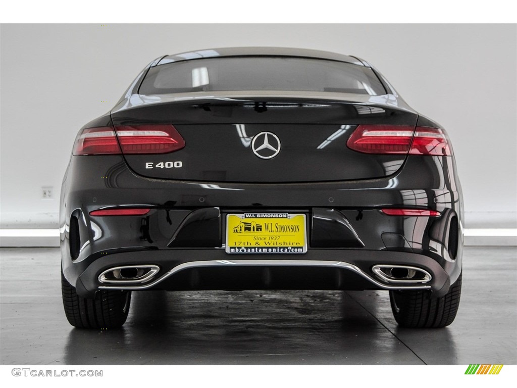 2018 E 400 Coupe - Obsidian Black Metallic / designo Black/Titanium Grey photo #4