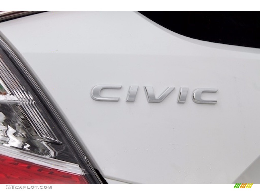 2018 Civic Sport Hatchback - White Orchid Pearl / Black/Ivory photo #3