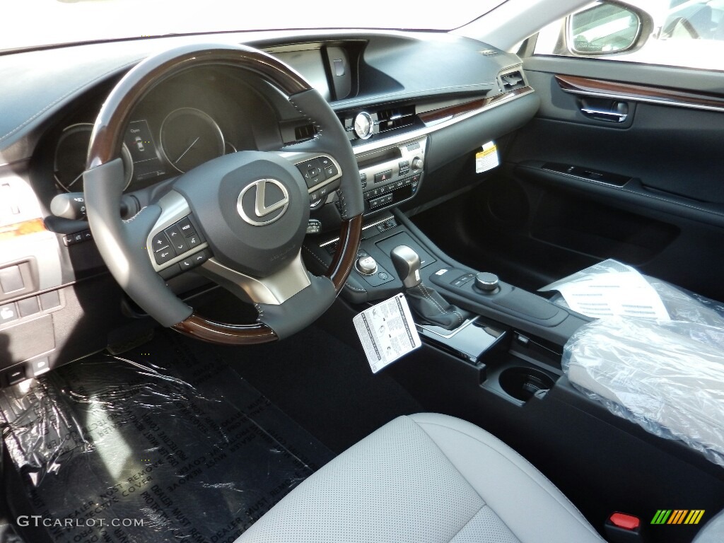 Stratus Gray Interior 2018 Lexus ES 350 Photo #123394474