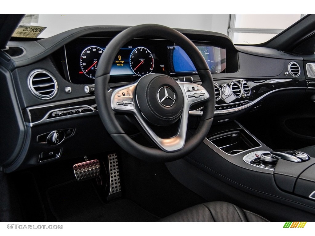 2018 Mercedes-Benz S 450 Sedan Black Dashboard Photo #123394939