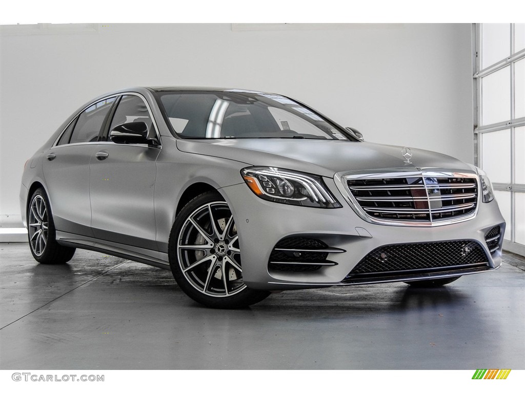 designo Allanite Grey Magno (Matte) 2018 Mercedes-Benz S 450 Sedan Exterior Photo #123395107