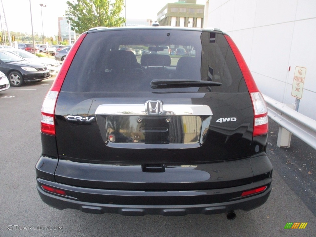 2010 CR-V EX-L AWD - Crystal Black Pearl / Black photo #4