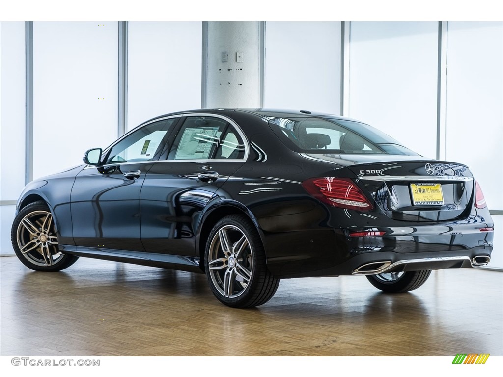 2018 E 300 Sedan - Black / Black photo #3