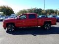 2018 Red Hot Chevrolet Silverado 1500 LT Crew Cab 4x4  photo #3