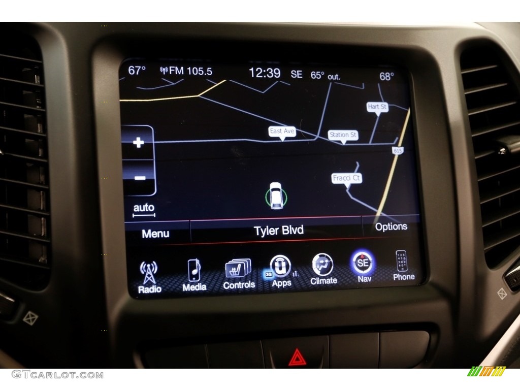 2015 Cherokee Trailhawk 4x4 - Anvil / Trailhawk Black photo #14