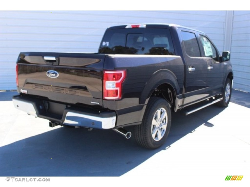 2018 F150 XLT SuperCrew - Magma Red / Earth Gray photo #9