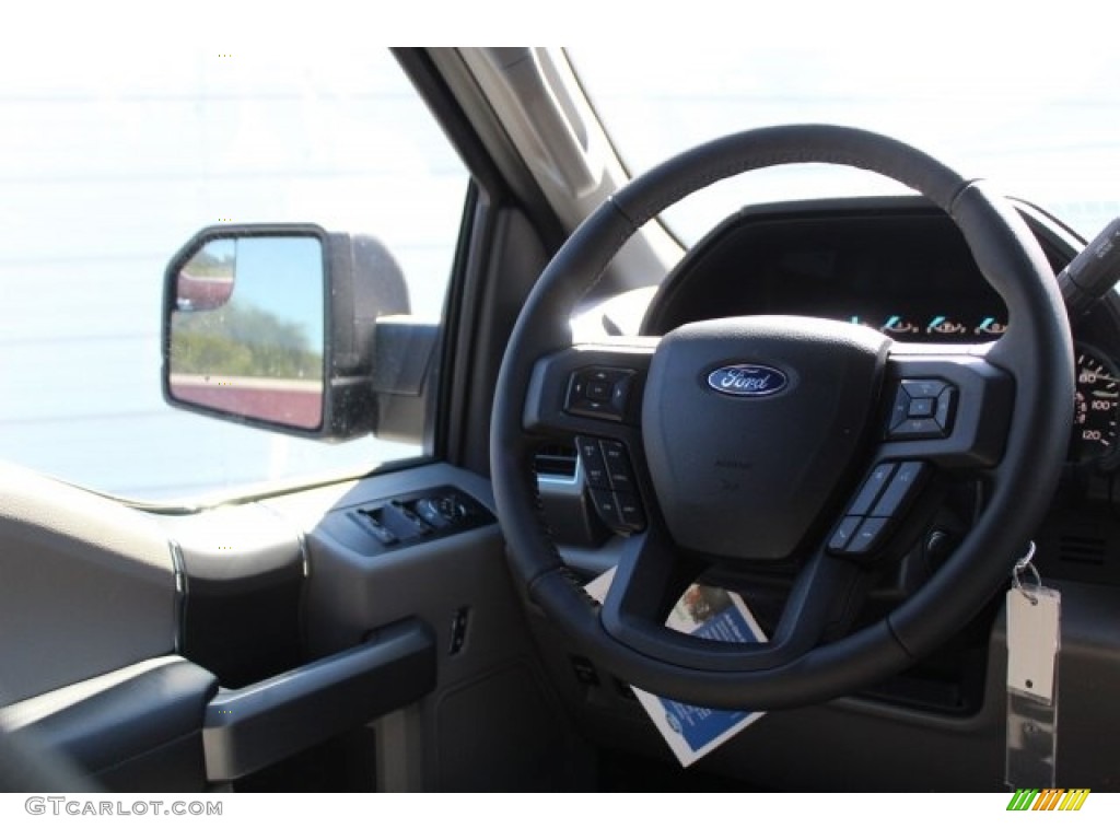 2018 F150 XLT SuperCrew - Magma Red / Earth Gray photo #22