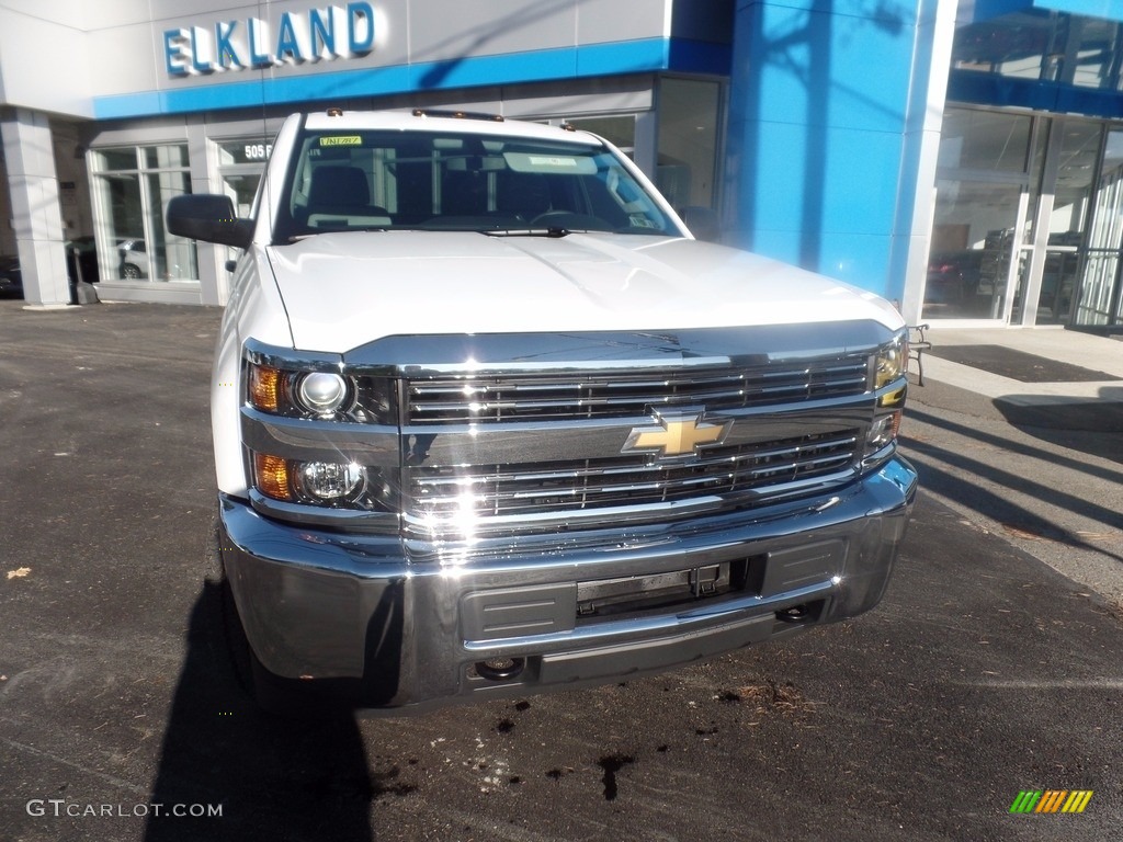 2017 Silverado 2500HD Work Truck Regular Cab 4x4 - Summit White / Dark Ash/Jet Black photo #2