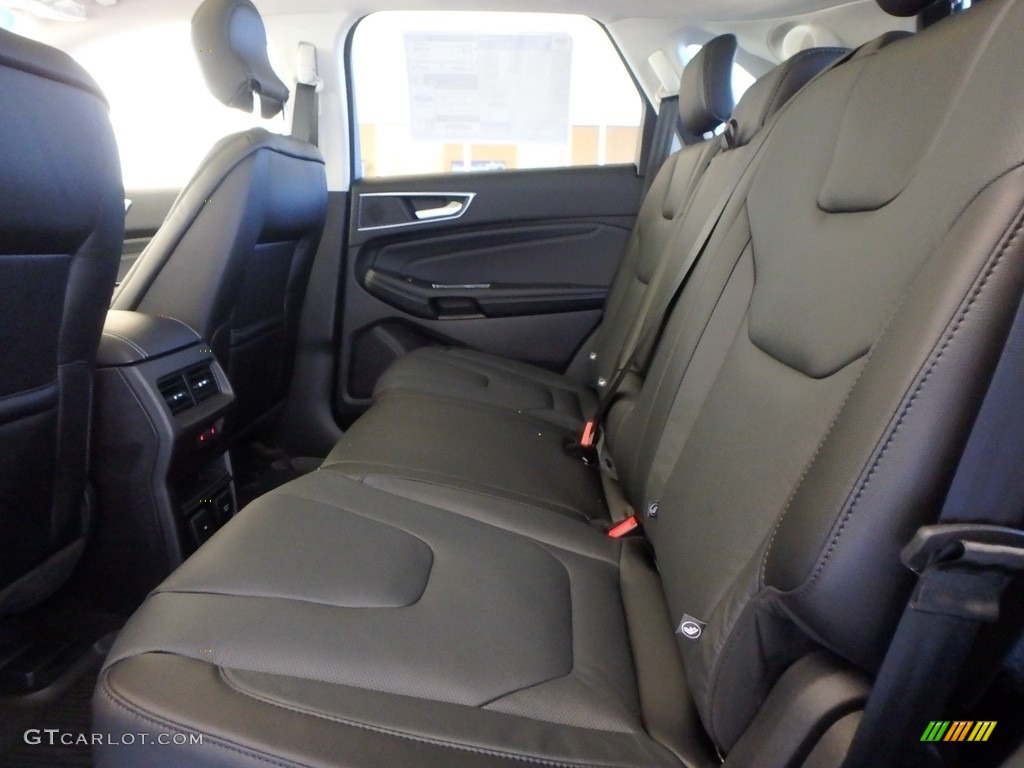 2018 Ford Edge Titanium AWD Rear Seat Photo #123397237