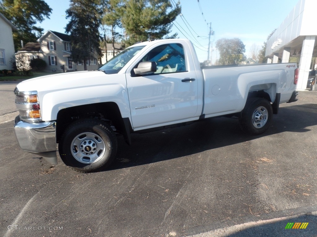 2017 Silverado 2500HD Work Truck Regular Cab 4x4 - Summit White / Dark Ash/Jet Black photo #4