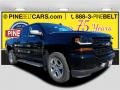 Black - Silverado 1500 Custom Crew Cab 4x4 Photo No. 1