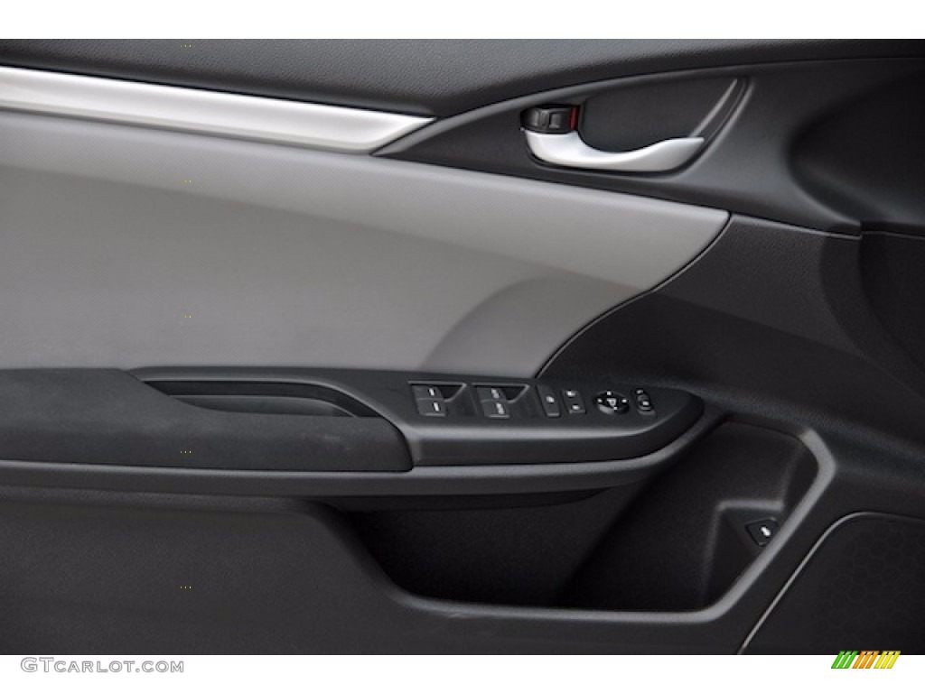 2017 Civic LX Sedan - Cosmic Blue Metallic / Gray photo #7