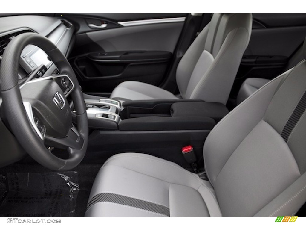 2017 Civic LX Sedan - Cosmic Blue Metallic / Gray photo #8