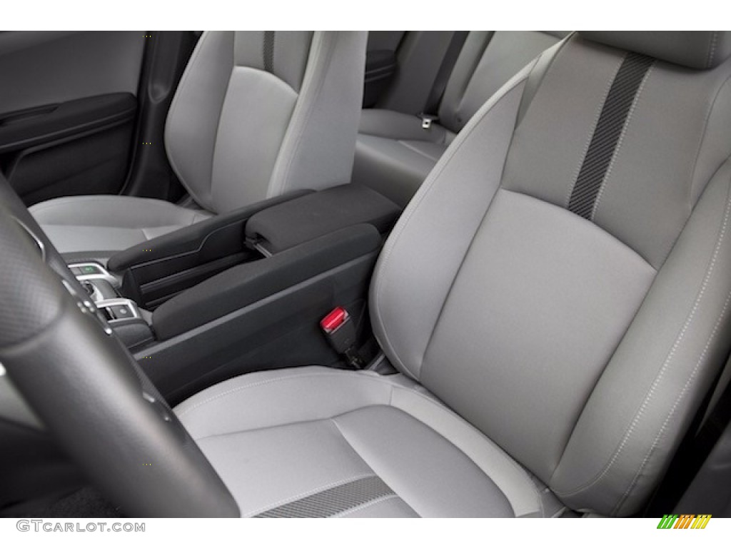 2017 Civic LX Sedan - Cosmic Blue Metallic / Gray photo #10