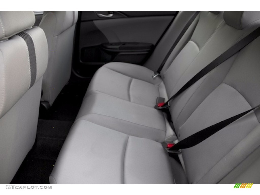 2017 Civic LX Sedan - Cosmic Blue Metallic / Gray photo #11